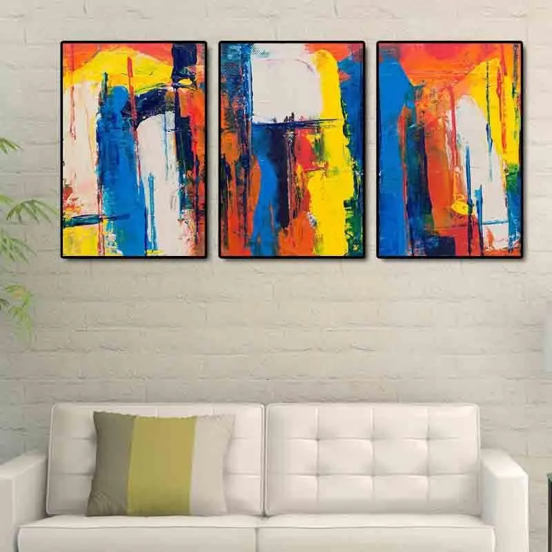 Prismatic Wall Art - Set Of Three media 1