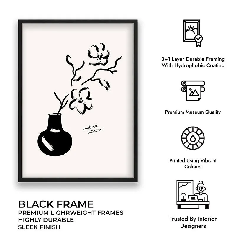 Essence Canvas Wall Painting With Black Frame media 9