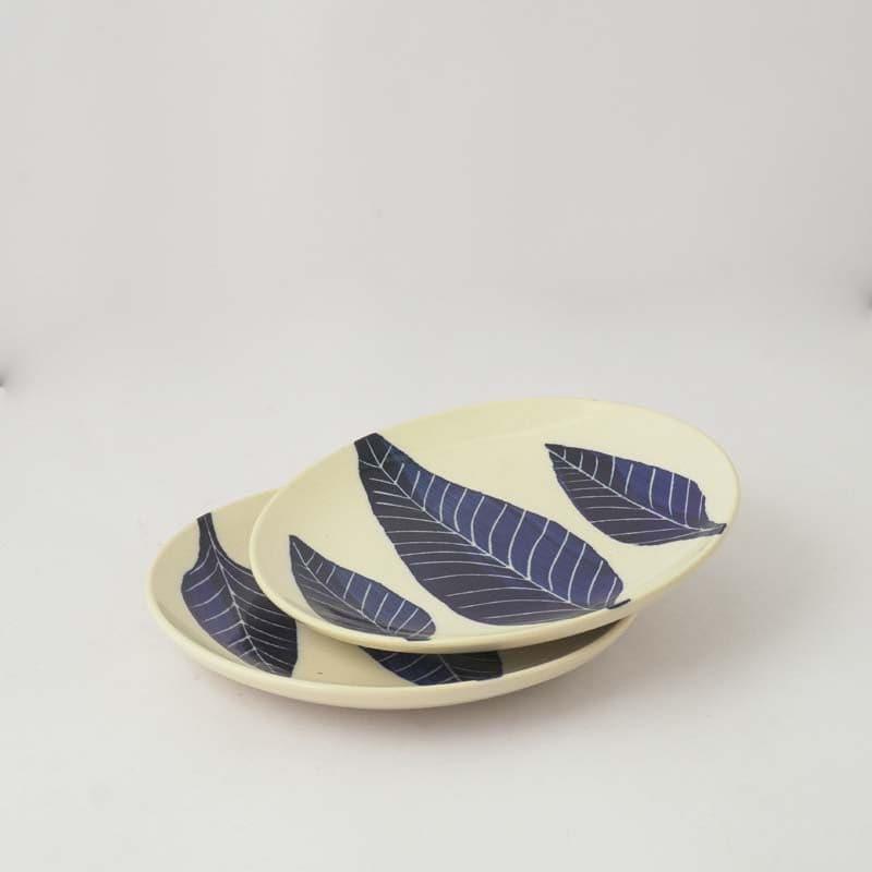 Foliole Ceramic Quarter Plate - Set Of Two media 4