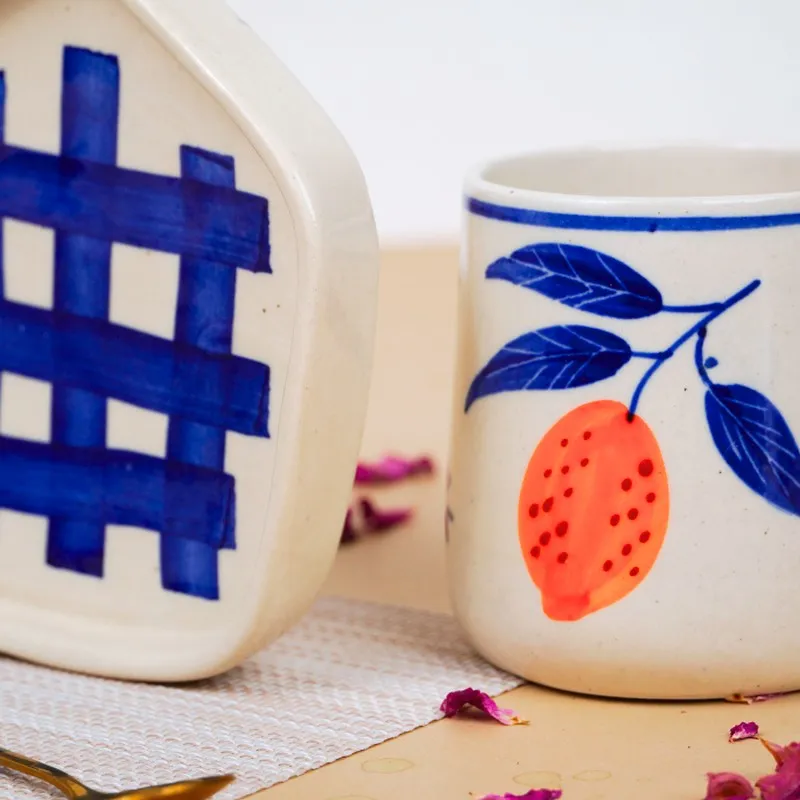 Infusa Ceramic Coffee Mug (310 mL) - Two Piece Set media 6