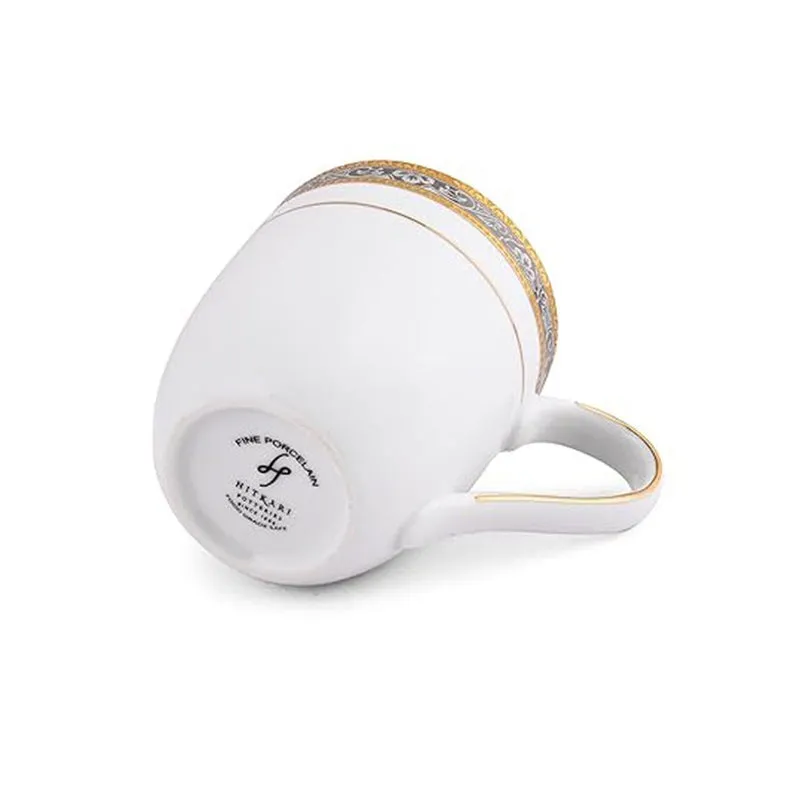 Comfort Sip Porcelain Coffee Mug (300 mL Each) - Set Of Two media 7