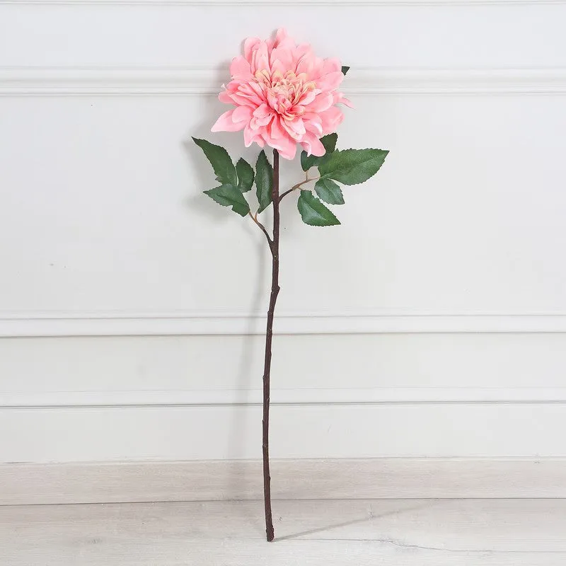 Dahlia Artificial Flower Stem - Pink media 3