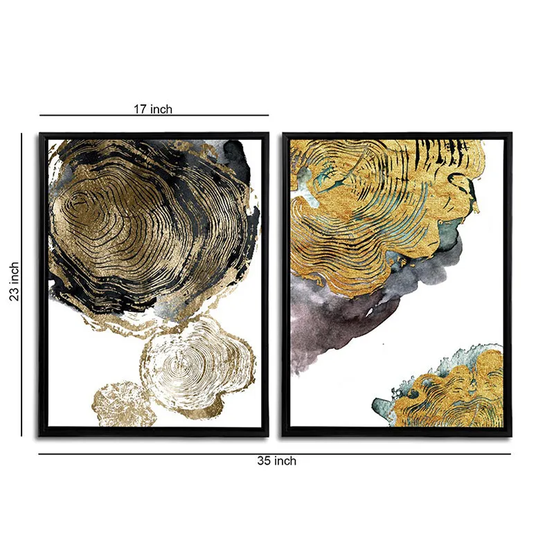 Age Of World Wall Art - Set Of Two media 3