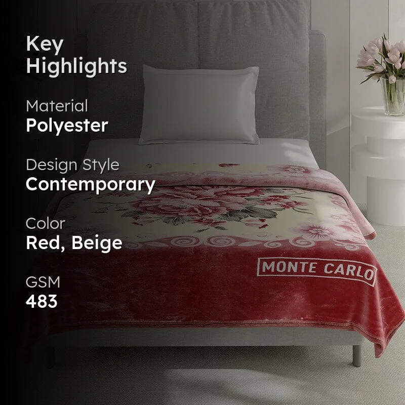 Monte Carlo Blossom Dreams Blanket - 483 GSM media 2