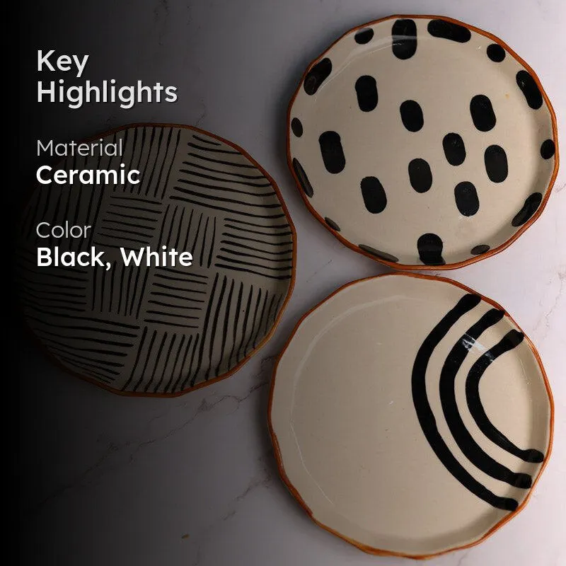 Briett Snack Plate - Set Of Three media 2