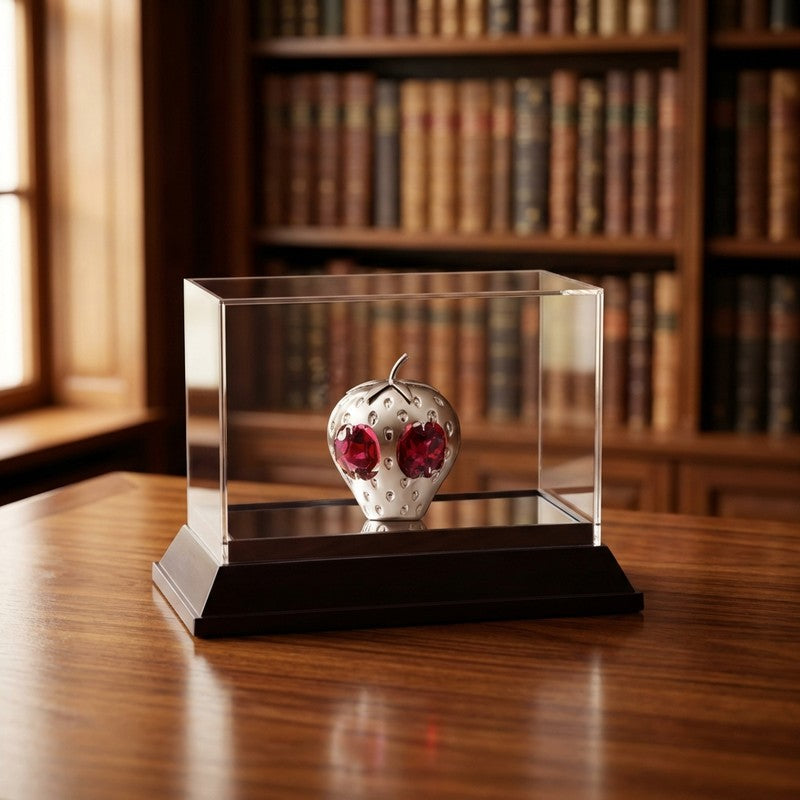 Apple Fusion Silver Plated Mild Steel Showpiece
