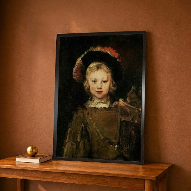 Young Boy In Fancy Dress Circa 1660 Canvas Wall Painting - 9 x 12 Inches