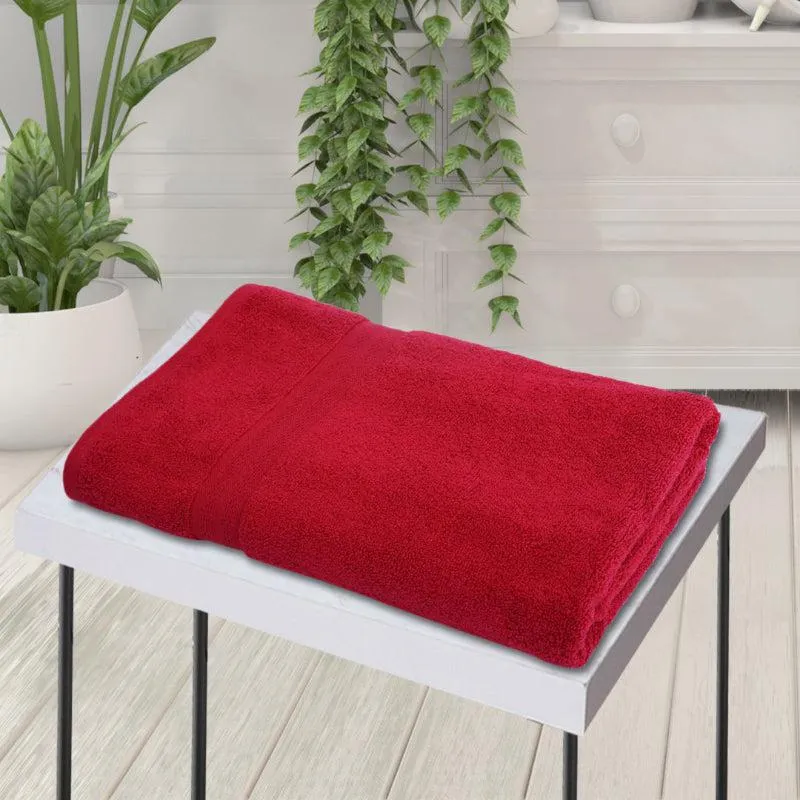 Miorah Bath Towel - Red media 1