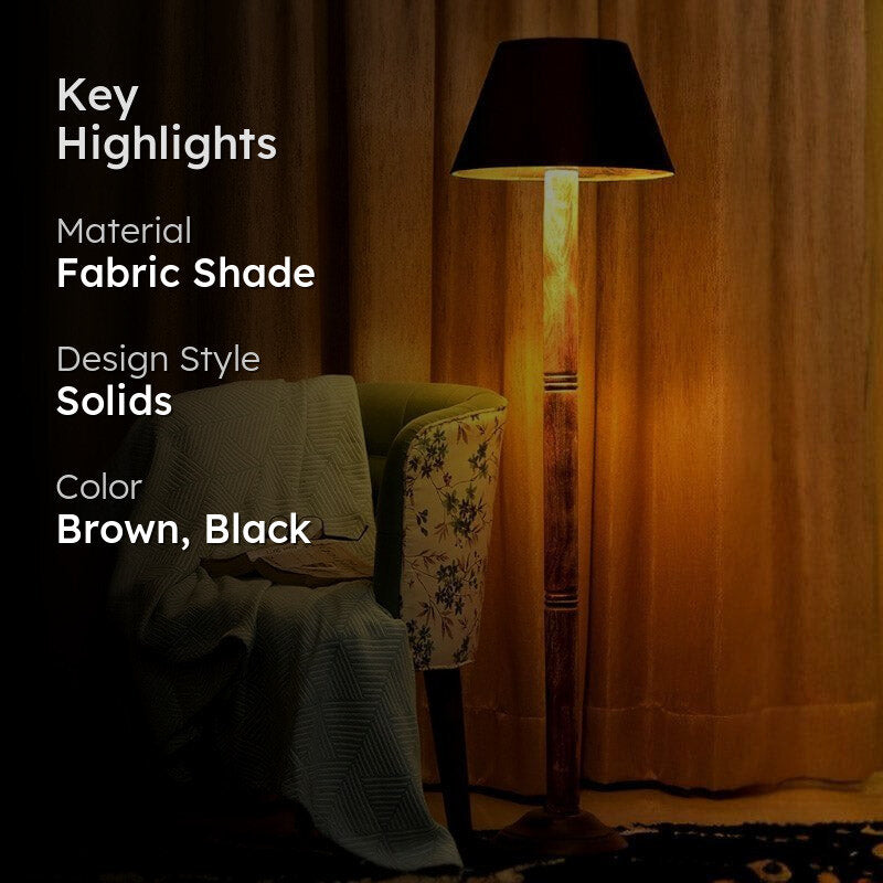 Black Taper Tenby Floor Lamp media 2