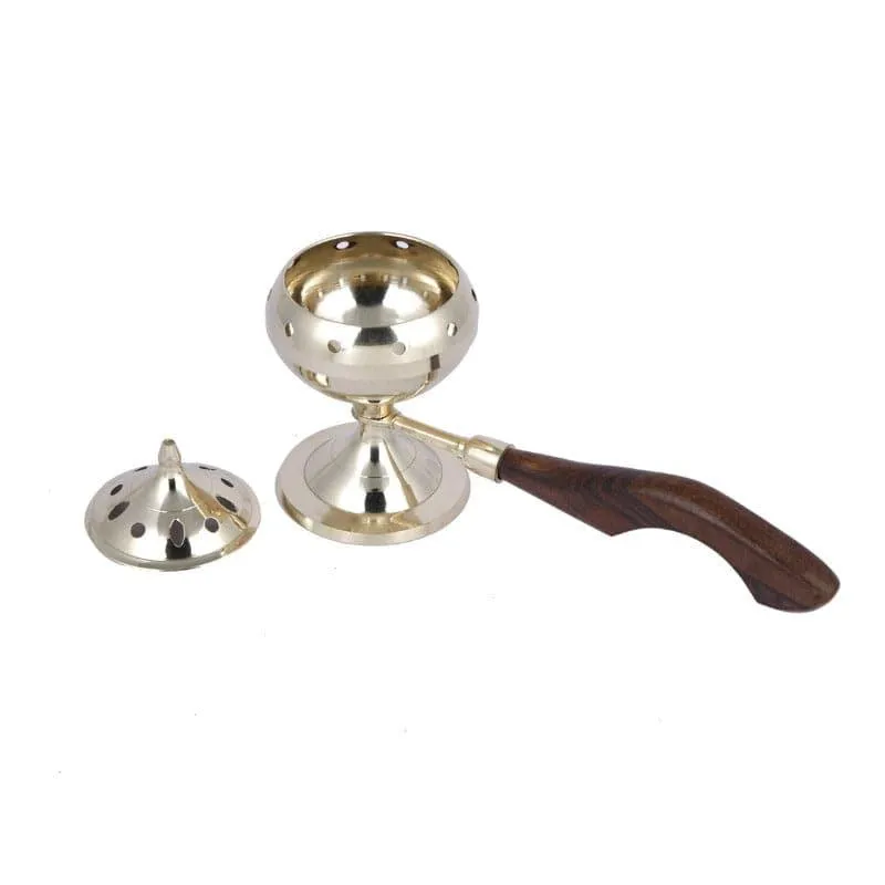Brass Kera Loban Dhoop Holder media 3