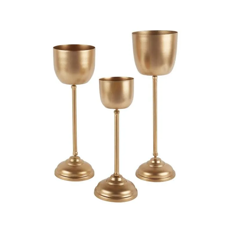 Goblet Gala Planter - Set Of Three media 6