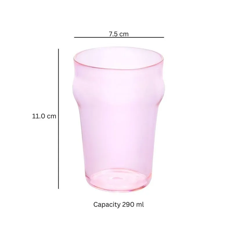 Golden Vintage Pint Drinking Glass(290 mL) - Set Of Two media 5
