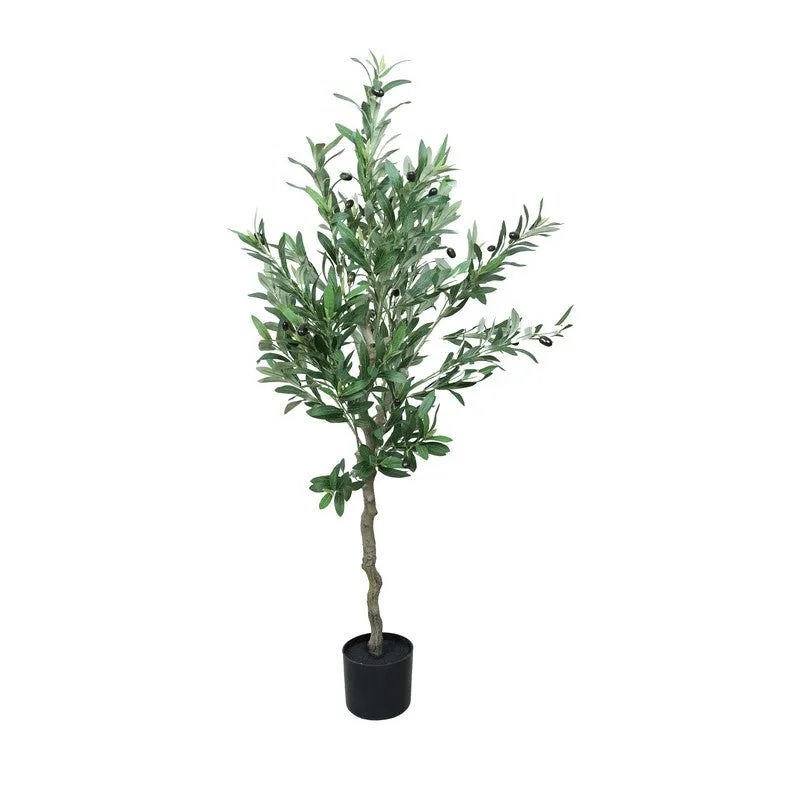 NatureTouch Artificial Floral Plant With Black Fiber Pot - 4.2 Feet media 4