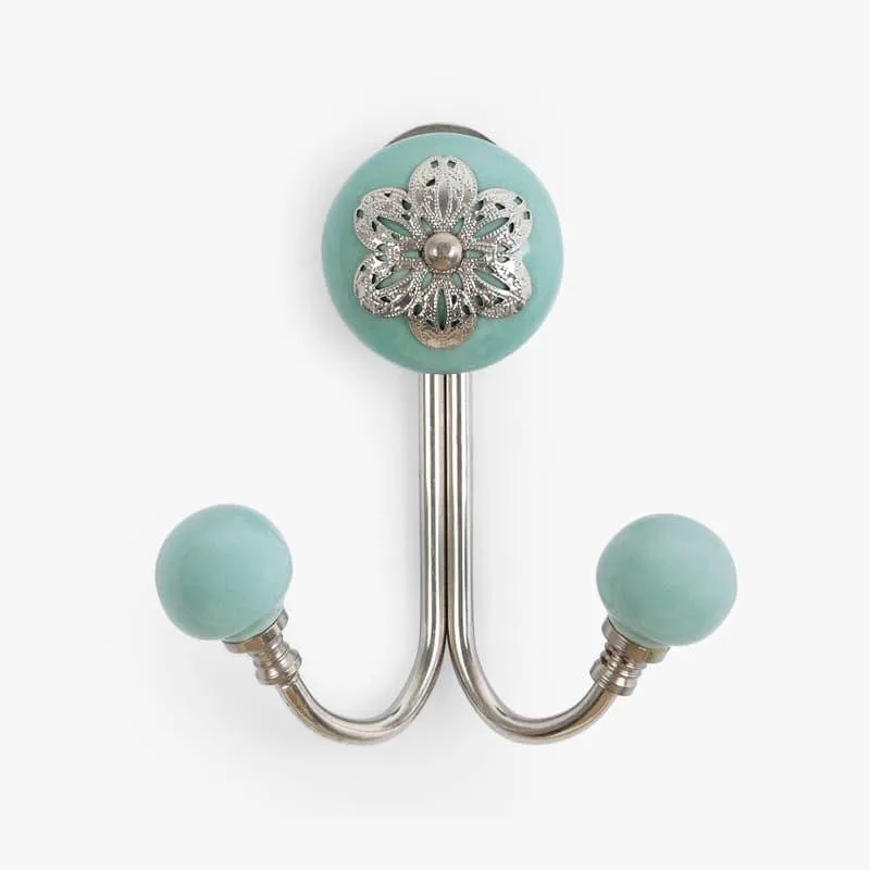 Oceana Floral Wall Hook media 3