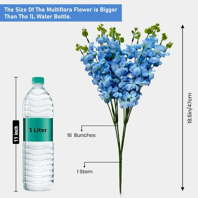 Lysara Artificial Flower (Blue) - Set Of Four media 8