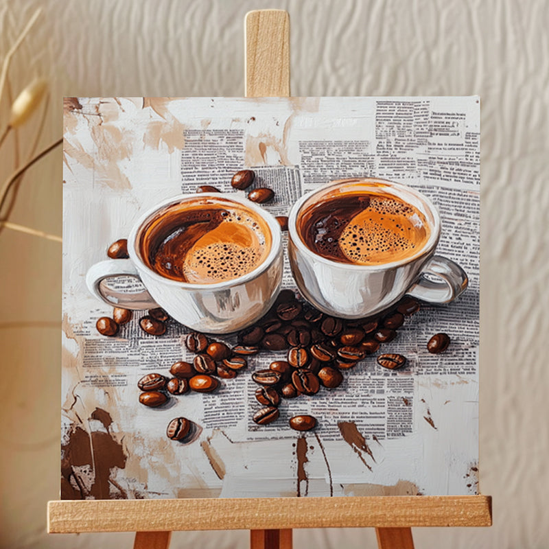Coffee Duo Showpiece