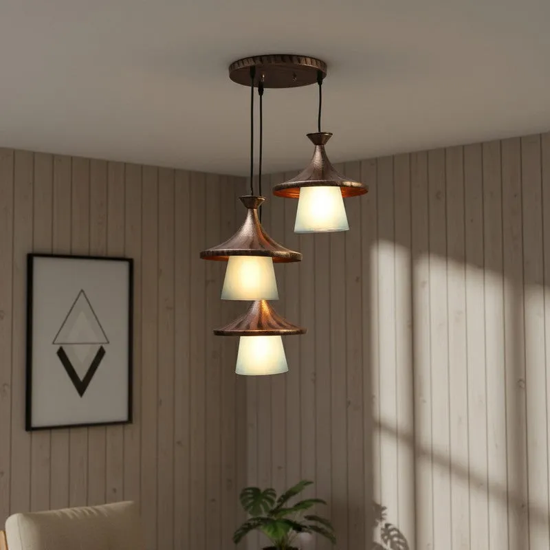 Trivex Iron PVC Ceiling Lamp media 1