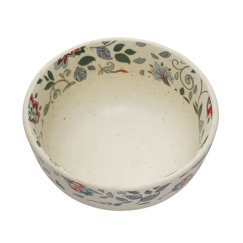 Florence Multicolor Stoneware Serving Bowls (260 mL Each) - Set Of Four media 6