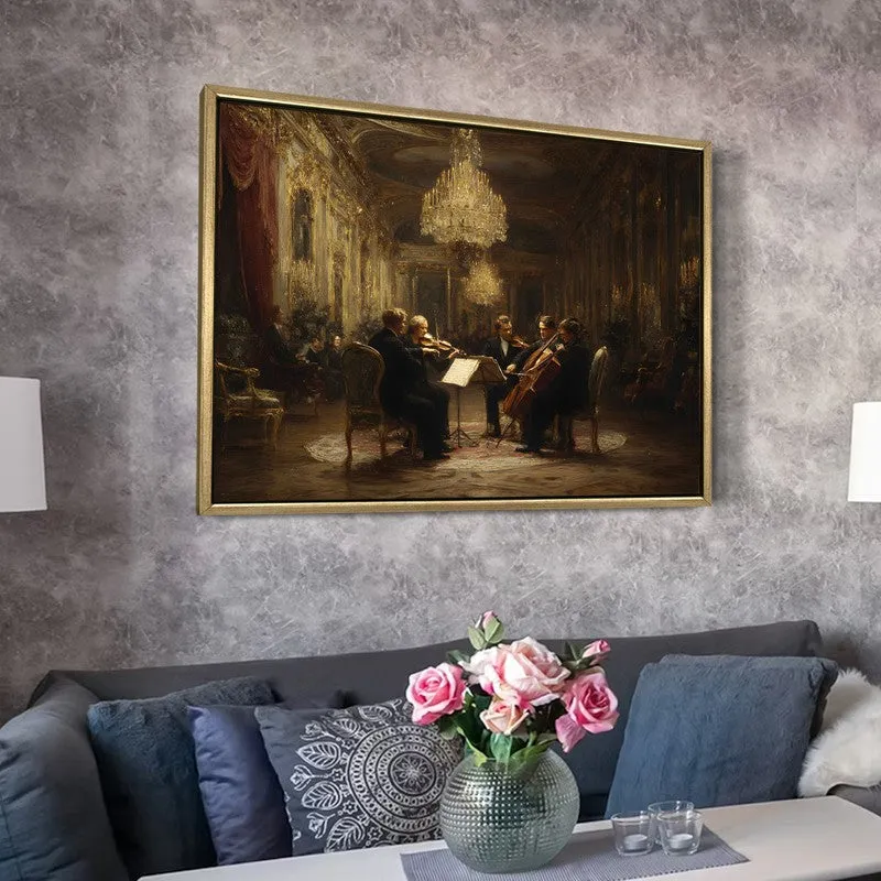 Imperial Notes Canvas Wall Painting With Frame media 6
