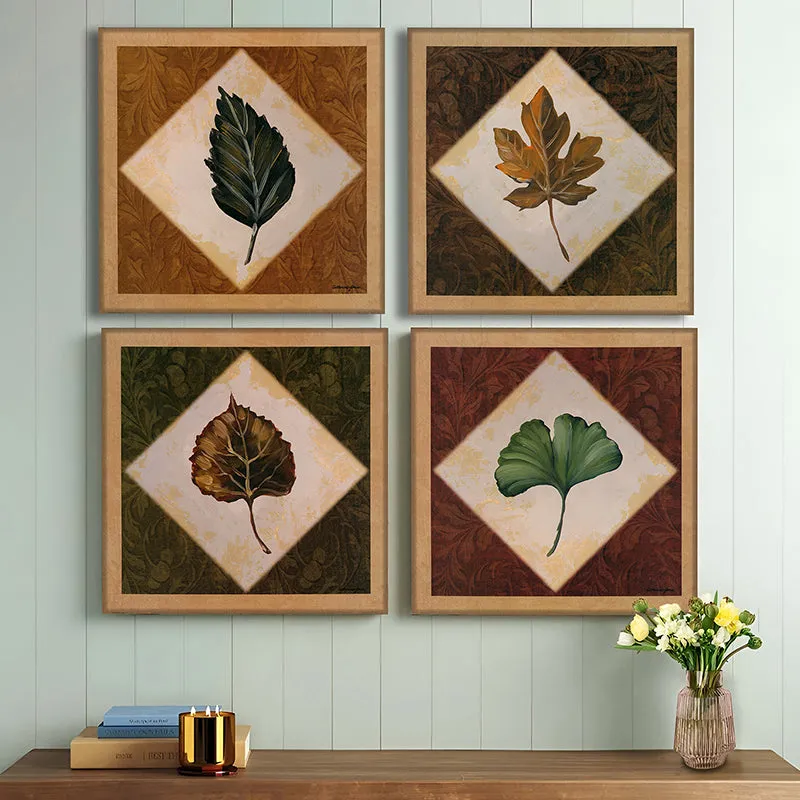 Leaves Of Fall Wall Art - Set Of Four media 1