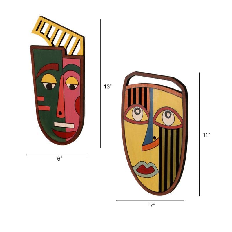 Comic Charm Wooden Wall Accent - Set Of Two media 5