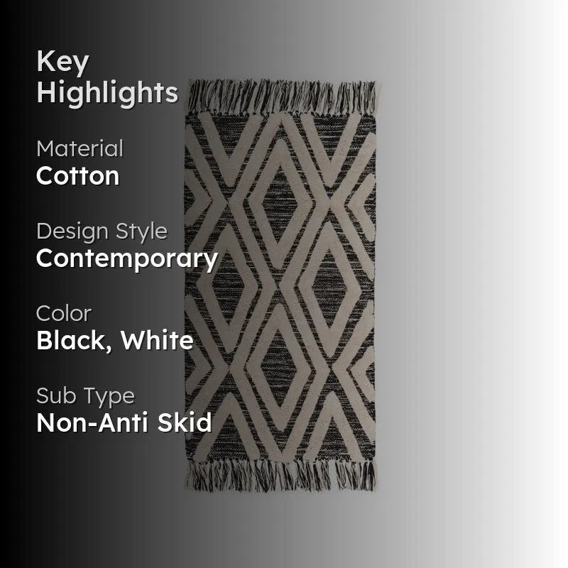 Crosser Cotton Antiskid Tufted Cotton Rug media 2