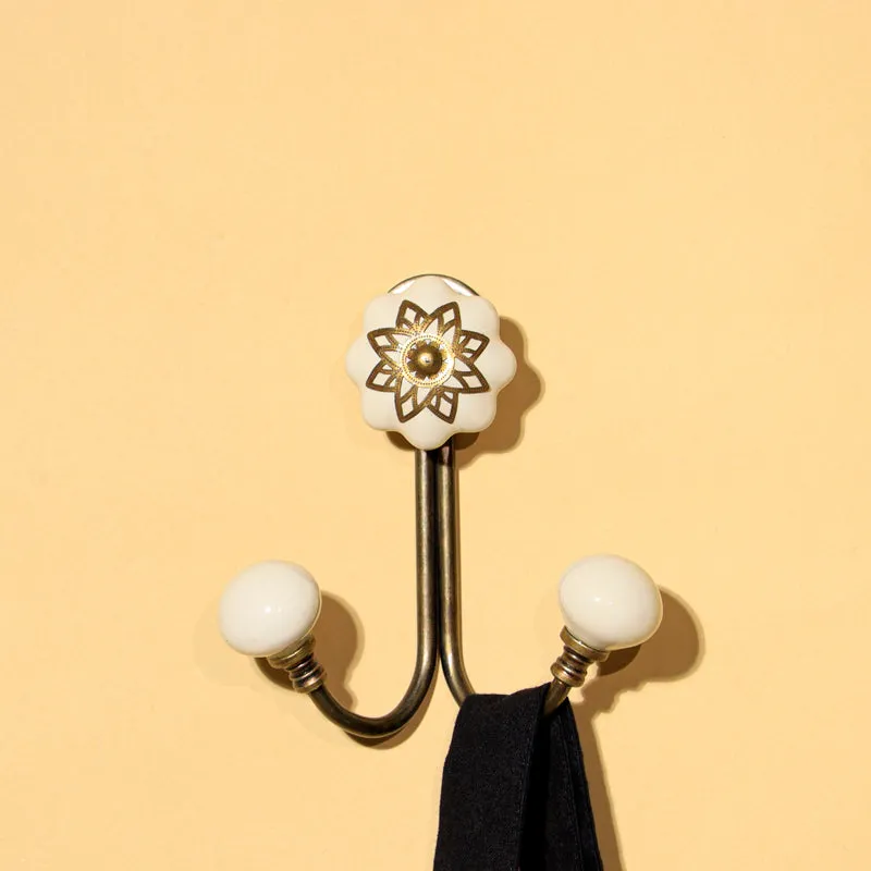 Etno Floral Filigree Wall Hook media 1