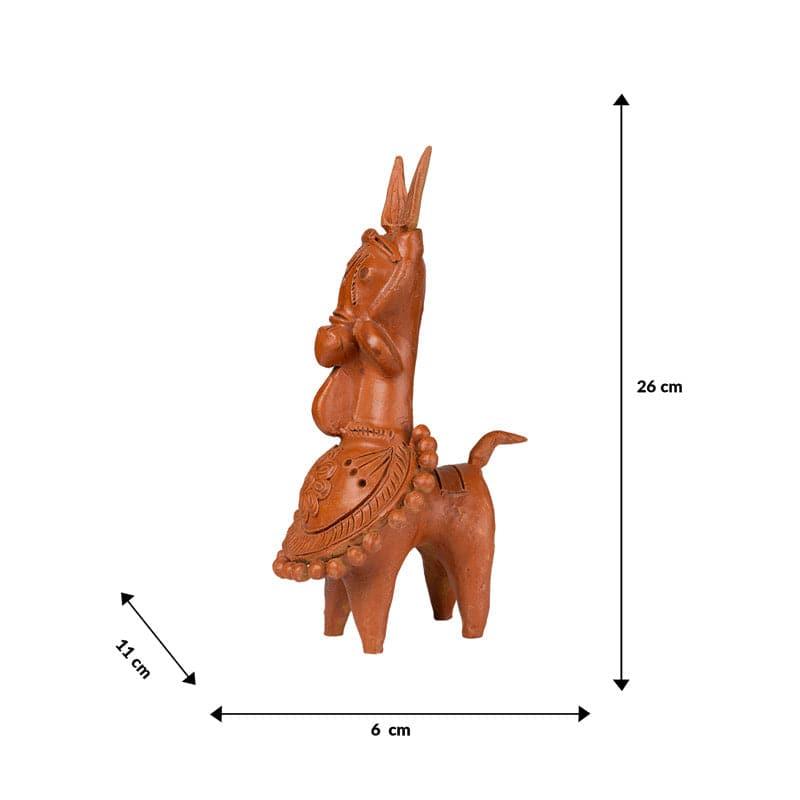 Kathakali Horse Showpiece - Set Of Two image 3