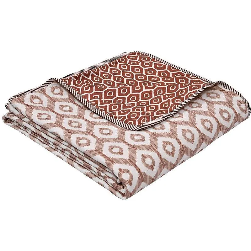 Udaya Ethnic Reversible Cotton Dohar (Red) - 180 GSM media 5