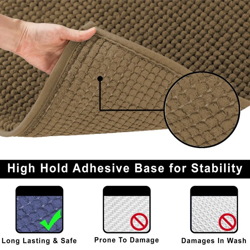 PureTone Microfiber Bath Mats (Brown) - Set of Two media 6