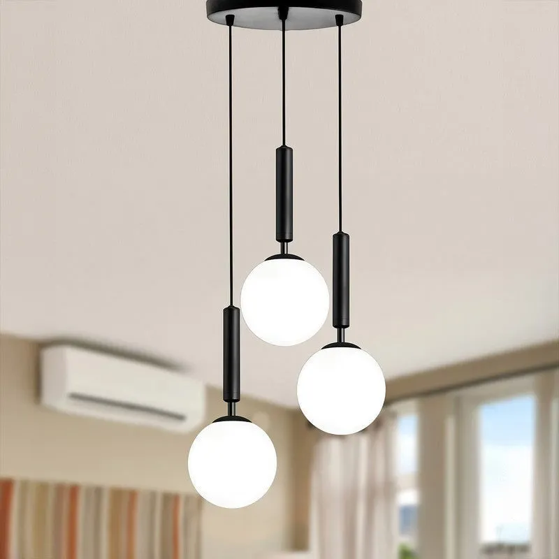 Mar Glow Metal Ceiling Lamp - Black media 1