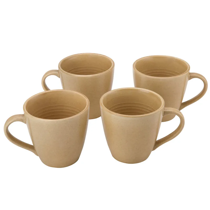 Tassa Ceramic Coffee Mug (350 mL Each) - Set of Four media 3