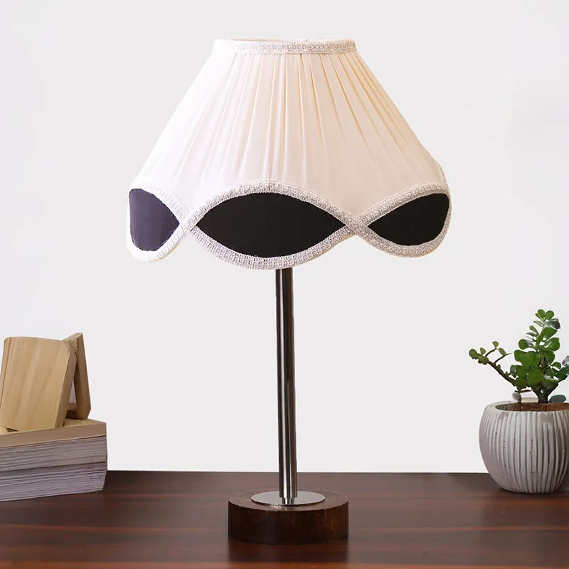 Valenica Rodin Wooden Table Lamp - Multicolor,Silver,Brown media 3