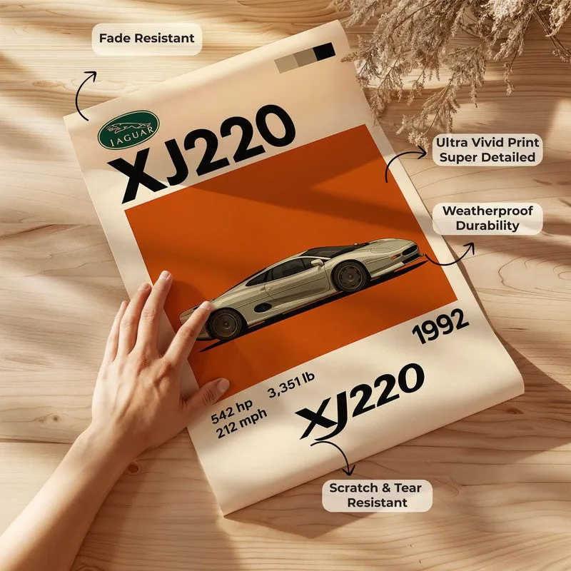 XJ220 Heritage Wall Poster media 7
