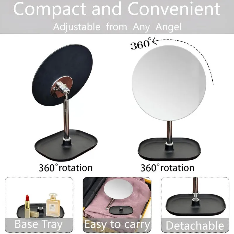 Tabletop Magnifying Makeup Mirror media 5