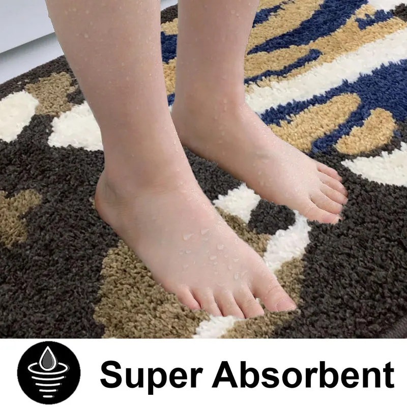 Planetarium Microfiber Bath Mat - Brown media 5