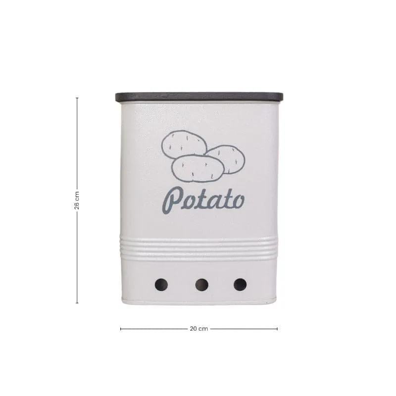 Ferrous Fun Potato Storage Box - Grey & Black media 5