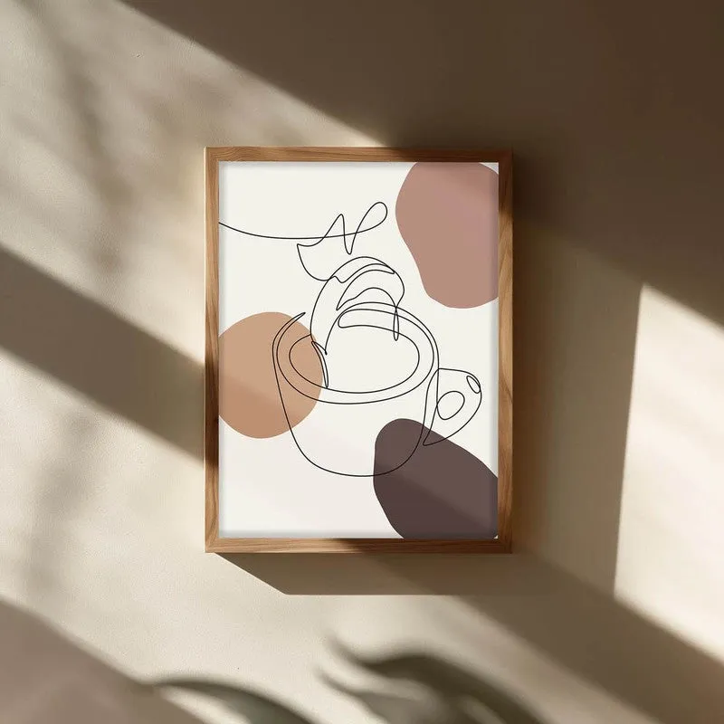 Caffeine Archival Canvas Wall Art - Brown media 3