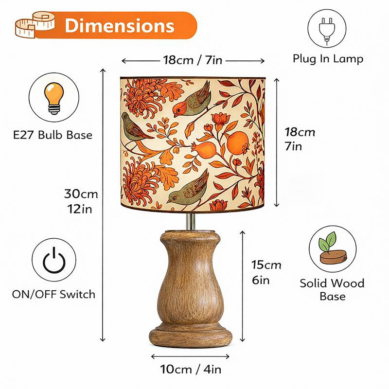 BirdMuse Glow Wooden Table Lamp media 8