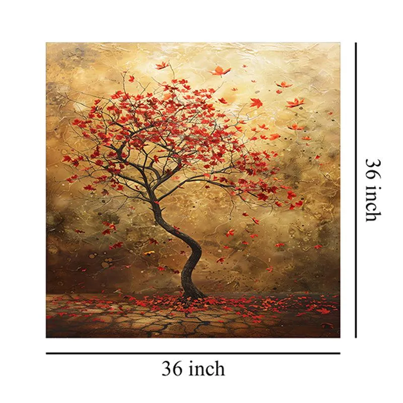 Solitary Fall Beauty Wall Painting media 8