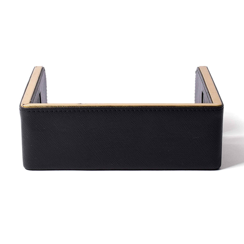 Ceastra Neo Faux Leather Tissue Holder - Black image 3