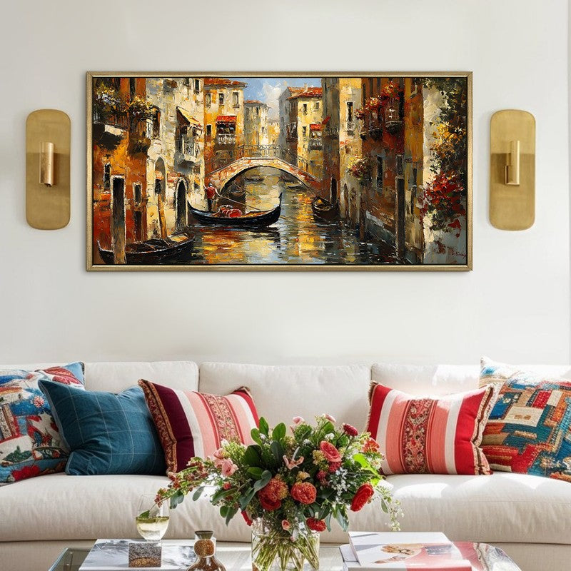 Shimmerwake Canvas Wall Painting With Frame