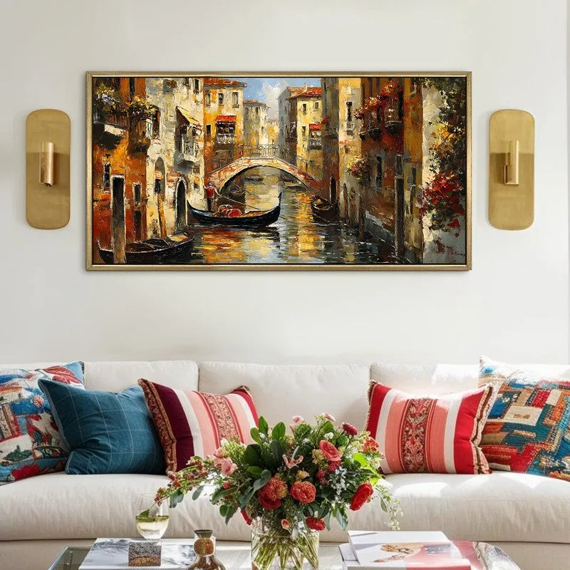 Shimmerwake Canvas Wall Painting With Frame media 1