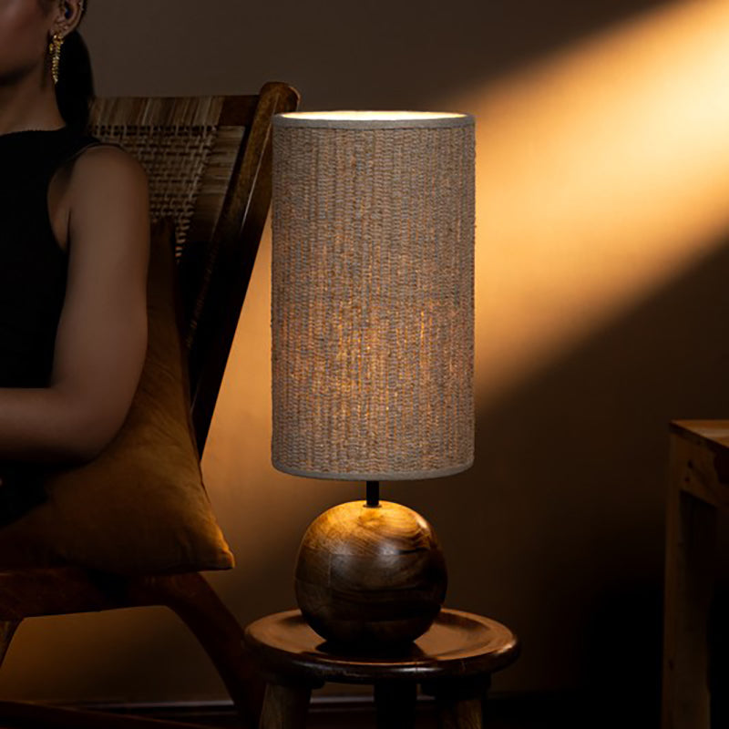 Fig Living Weave Jute Table Lamp - Brown image 7