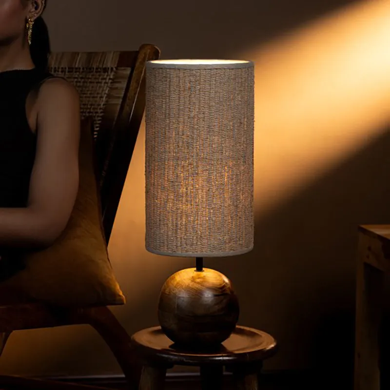 Fig Living Weave Jute Table Lamp - Brown media 7