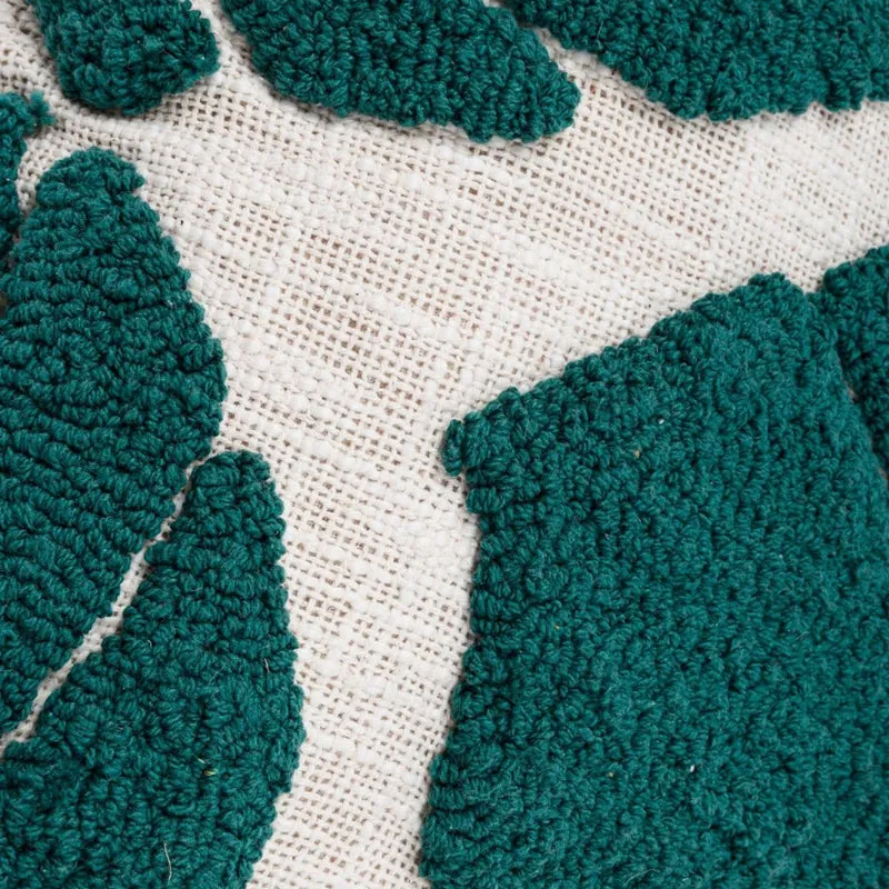 Olive Trail Tufted Cushion Cover media 6