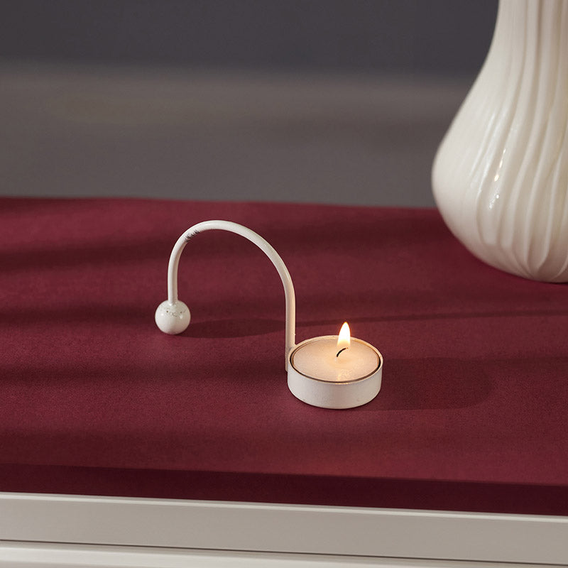 Zuria Tealight Candle Holder (White) - Set of Four media 5