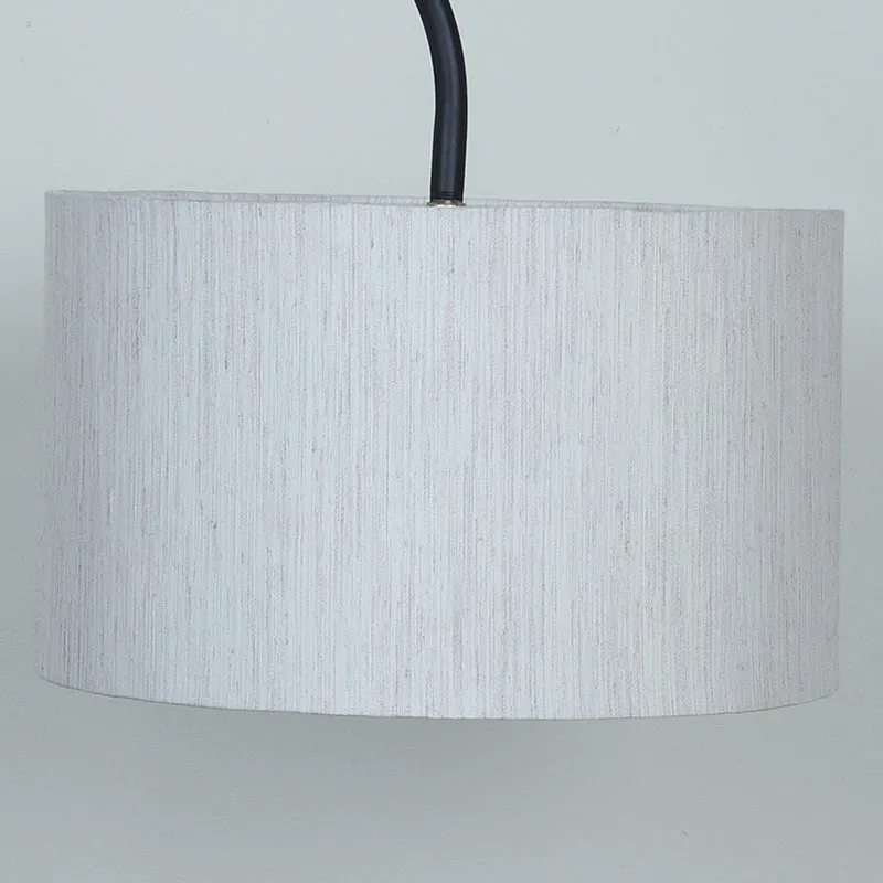 Lucciola Solid Arched Floor Lamp - Beige media 5