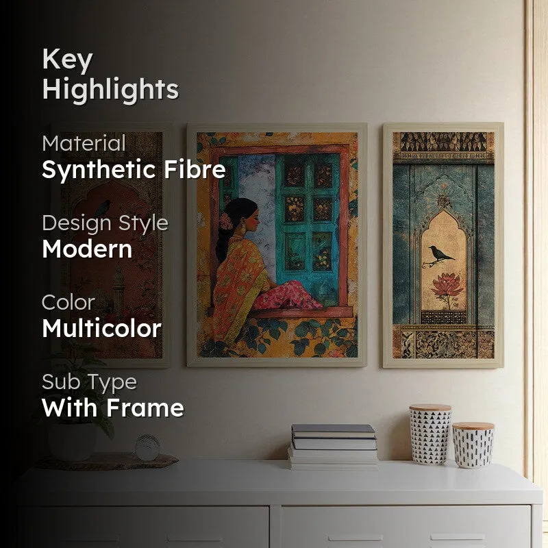 Feminine Flow Wall Art - Set of Three media 2