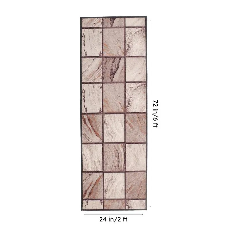 Mosaic Nylon Runner Rug media 8